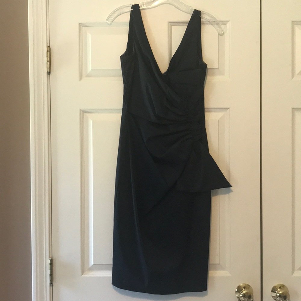 Maggie London Satin Bow Dress